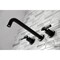 Kingston Brass Roman Tub Faucet, Oil Rubbed Bronze, Wall Mount KS8025ML - alternate 4